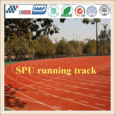 SPU Outdoor Sports Flooring No Smell Thermal Insulation