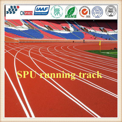 SPU Outdoor Sports Flooring No Smell Thermal Insulation