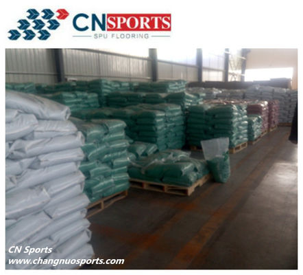 IAAF EPDM Rubber Granules , Children Playground Artificial Grass Rubber Granules