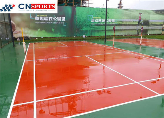 ISO Synthetic Basketball Court Flooring Iscolour Resistance
