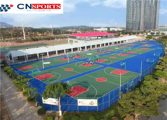 ITF Synthetic Basketball Court Flooring Wear Resistance