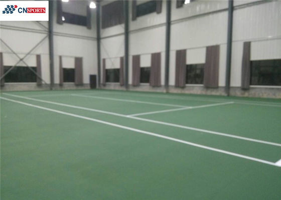 IAAF Badminton Court Rubber Flooring No Bubble Waterproof
