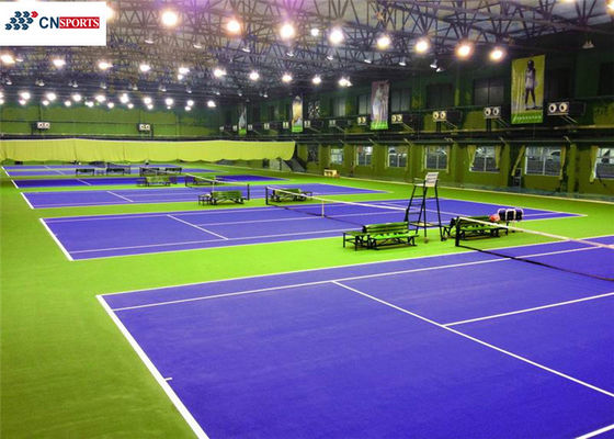 Silicon PU Tennis Court Flooring Soundproof with 2.7mpa Tensile Strength