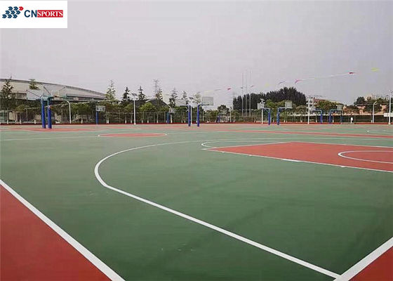 ISO Synthetic Basketball Court Flooring Shock Absorbing