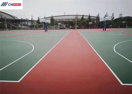 ISO Synthetic Basketball Court Flooring Shock Absorbing