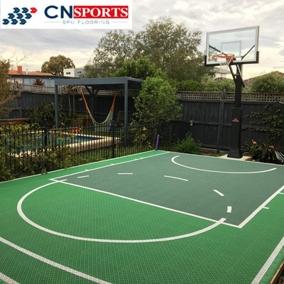 Indoor Basketball Court PP Interlocking Sports Flooring Customized