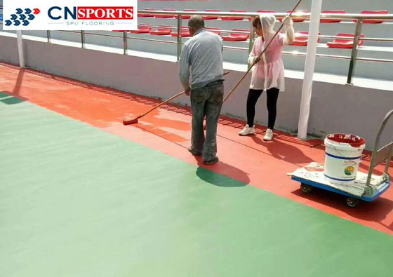 13mm Thick Rubber Running Track with Weather Resistance IAAF certificate